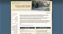 Desktop Screenshot of foxcrofteast.com